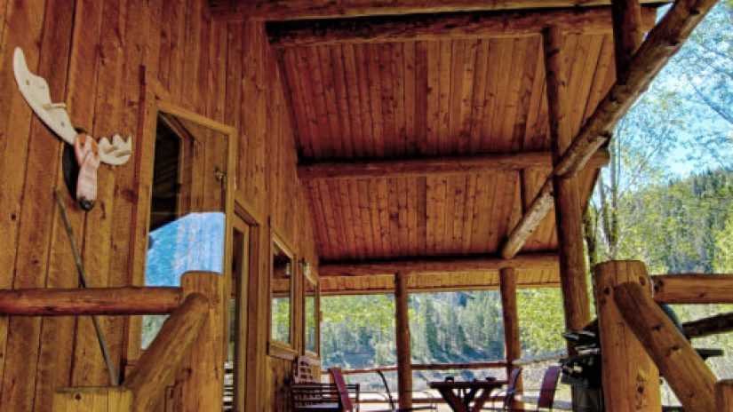 Cabin 4 porch