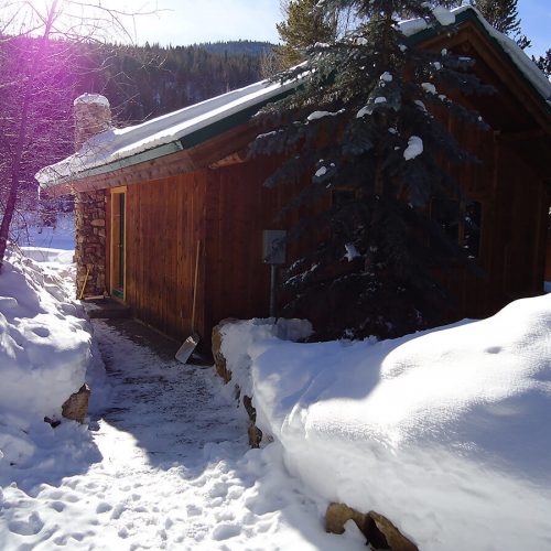 Cabin 3 in winter