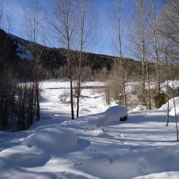 Slide Lake in winter